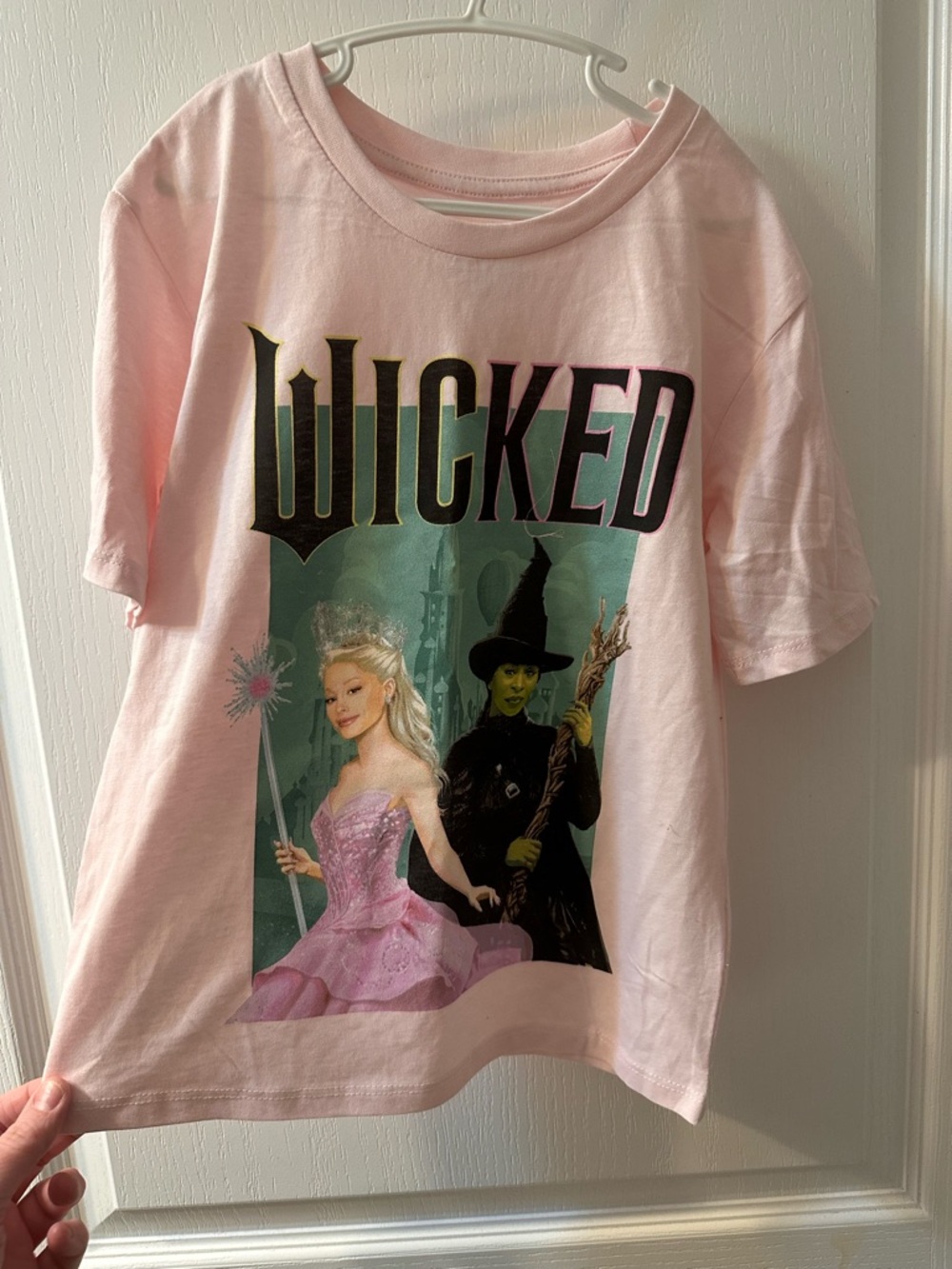Wicked Girls' Short Sleeve Graphic Tee - Pink